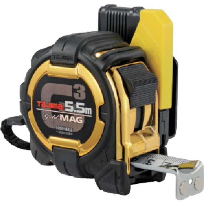 タジマ コンベックス セフコンベG3ゴールドロックマグ爪25 5.5m 尺相当目盛付(Tcode:8134820)