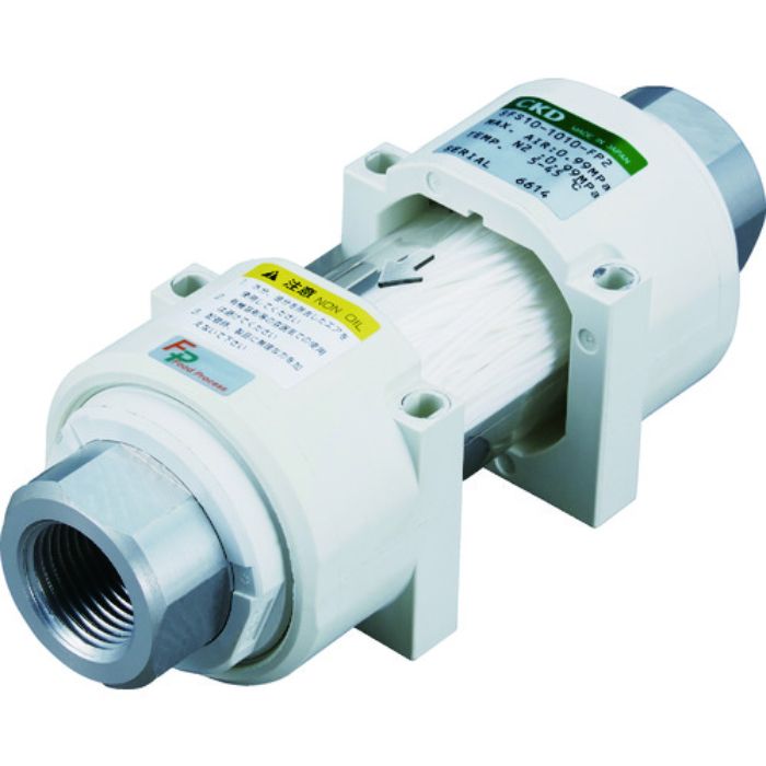 CKD エアフィルター 除菌フィルタ・インラインタイプ 樹脂タイプ(Tcode:1330472)