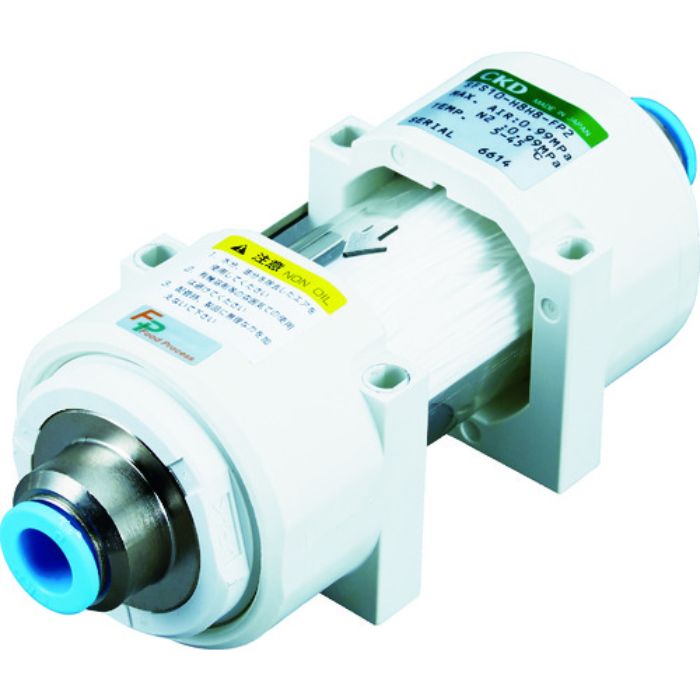 CKD エアフィルター 除菌フィルタ・インラインタイプ Φ10チューブ継手付き(Tcode:1154235)