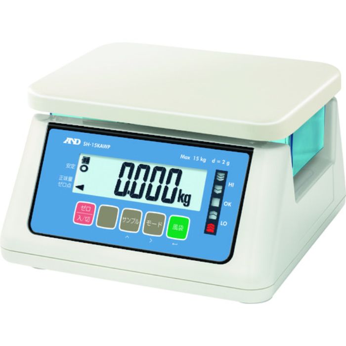 A&D 防塵・防水はかり SH-15KAWP(Tcode:1956047)