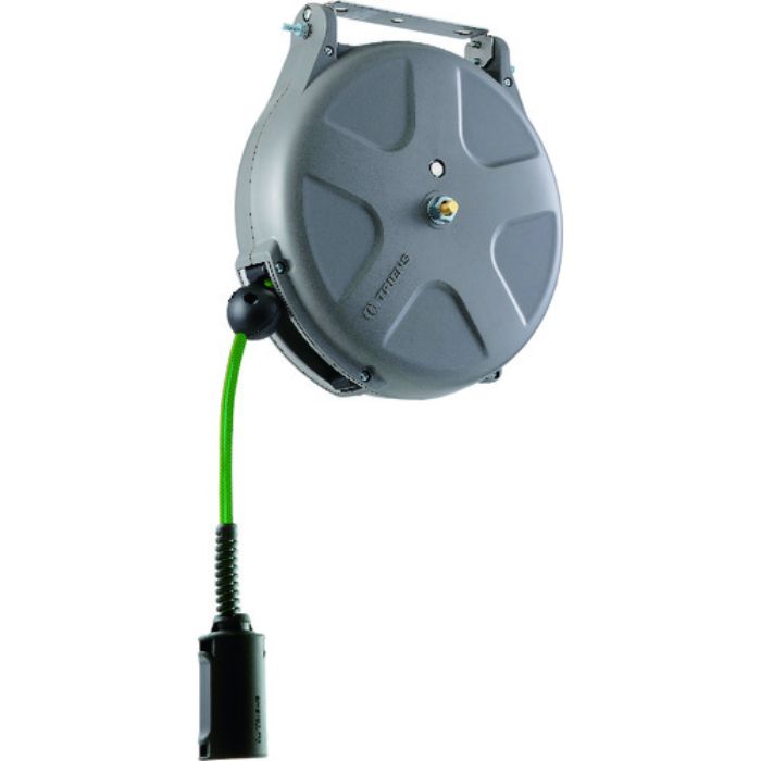TRIENS 導電エアーホースリール 内径6.5×外径10mm ホース全長10m グレー(Tcode:2157843)