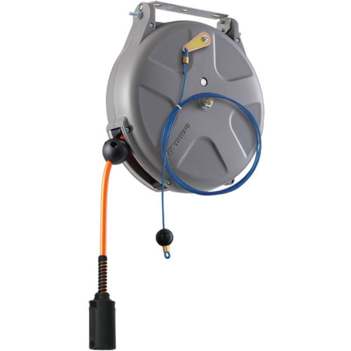 TRIENS エアーホースリール 内径6.5mm×10m ブレーキ式(Tcode:8387268)