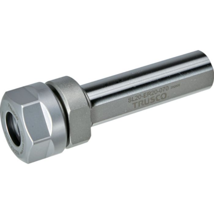 TRUSCO NC旋盤用ストレートシャンクコレットホルダ ERコレットホルダSL型(メトリック) シャンク径20 全長103 ER16用