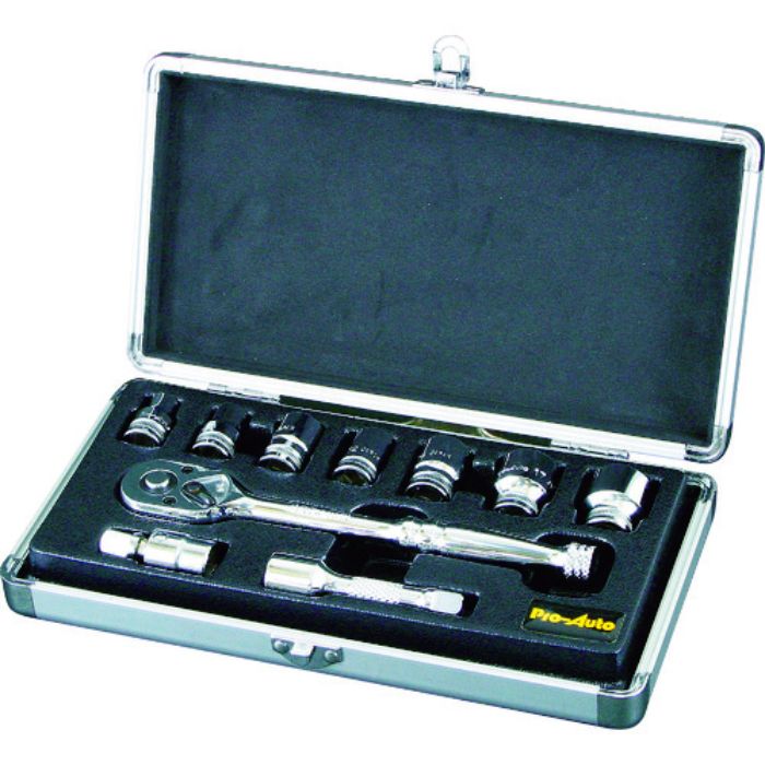 Pro-Auto 3/8DR.10PC.ソケットレンチセット(Tcode:4392060)