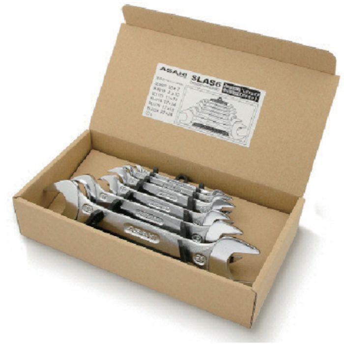 ASH REVOWAVE 両口スパナセット6本組(Tcode:8165391)