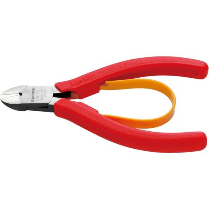 スリーピークス ニッパ(電気・電子用) ミニマイクロニッパ(バネ付) 108mm(Tcode:7767625)