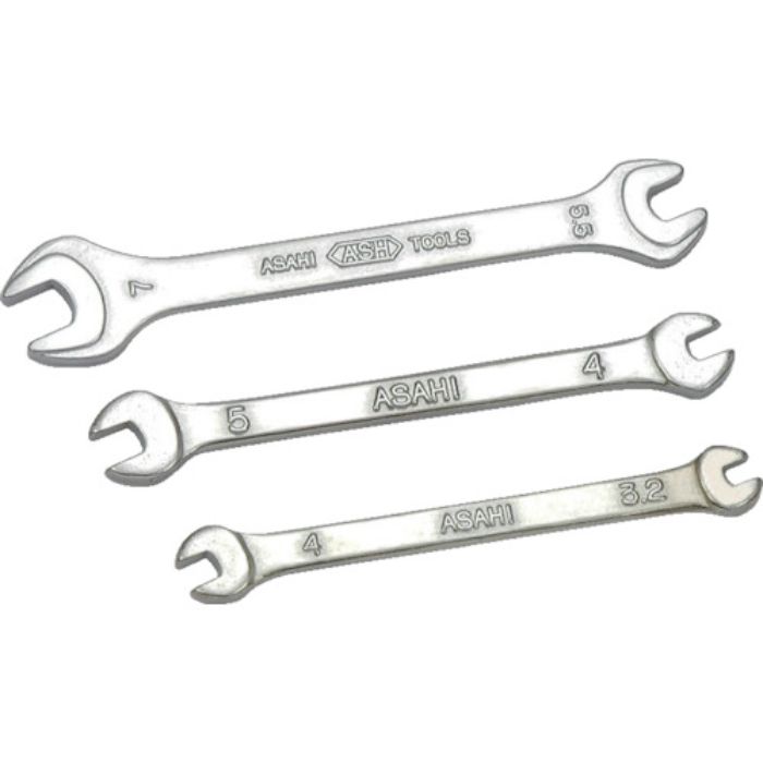 ASH マイクロ両口スパナ3.2mm×4mm(Tcode:3766438)