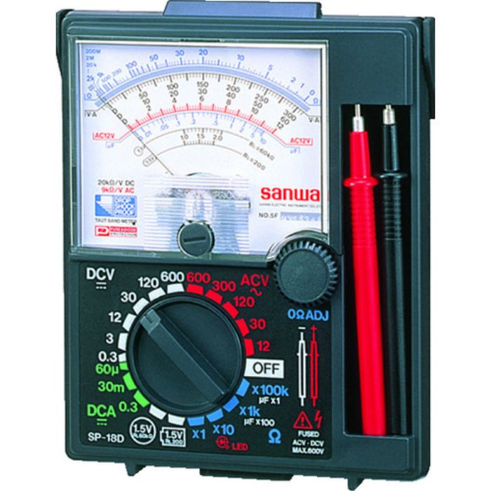 SANWA アナログマルチテスタ 保護ケース一体型(Tcode:2848571)