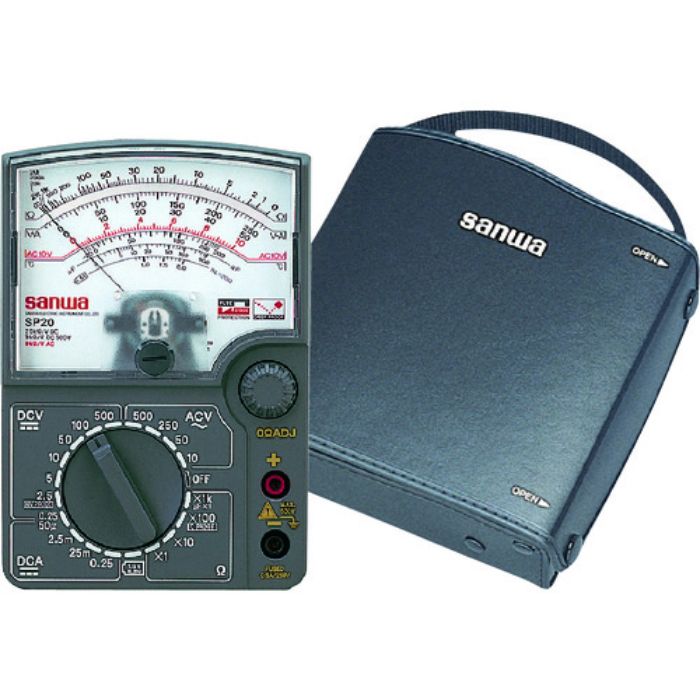SANWA アナログマルチテスタ ハードケース付き(Tcode:8162977)