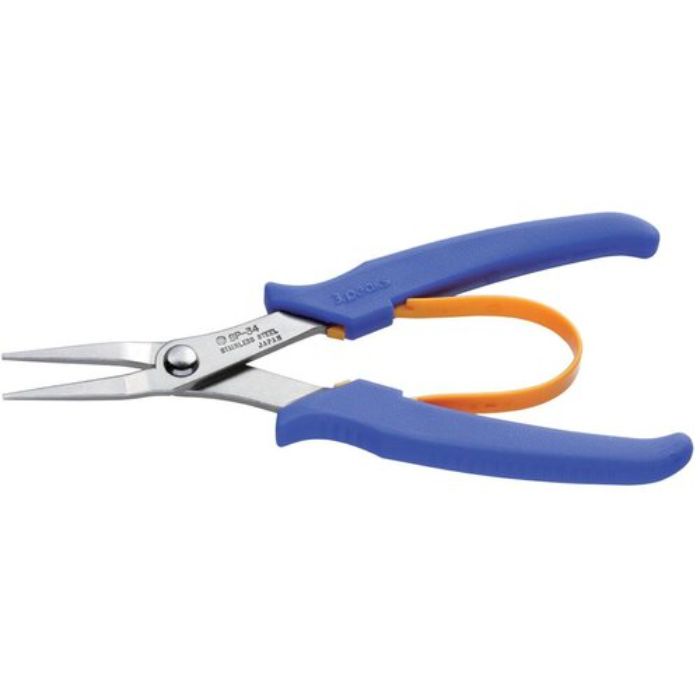 スリーピークス ステンレス製先細リードペンチ(バネ付) 150mm(Tcode:3819469)