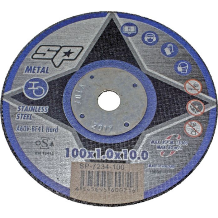 SP Φ100mm切断砥石 (10枚入)(Tcode:8355932)