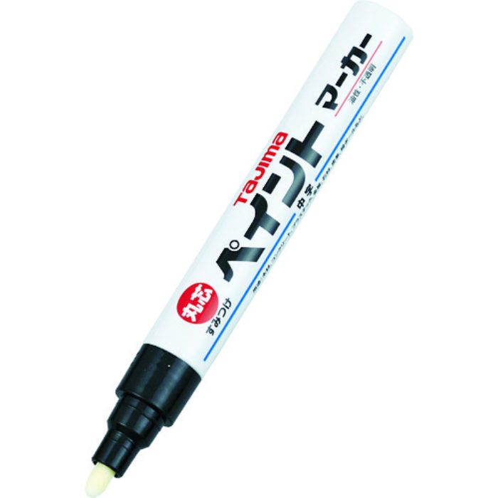 タジマ すみつけペイントマーカー 硬質・長芯(中字・丸芯)黒(Tcode:3358810)