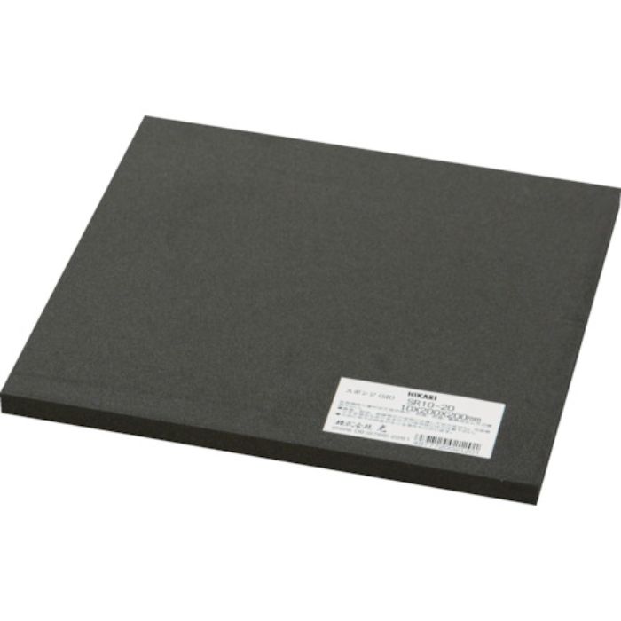 光 ポリエチレンスポンジ 200×200×10mm 黒(Tcode:8548046)