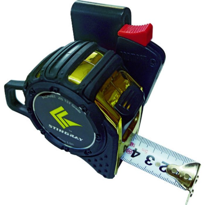 プロマート コンベックス メジャー 極厚スティングレイ 5.0m 25mm ホルダー付(Tcode:1163395)