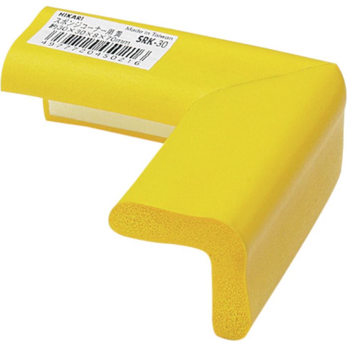 光 スポンジコーナー用 黄 8×30×30×70mm(Tcode:8202176)