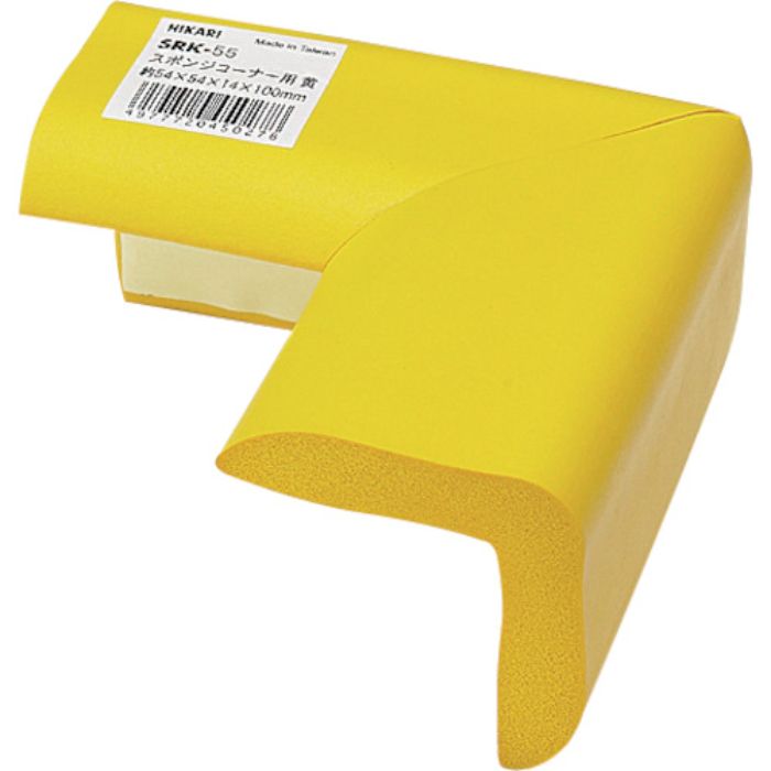 光 スポンジコーナー用 黄 14×54×54×100mm(Tcode:8202180)
