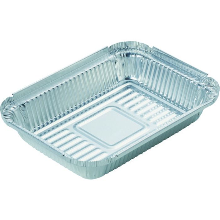 TRUSCO 使い捨てアルミ容器 角浅型 20枚入 360CC(Tcode:1612879)