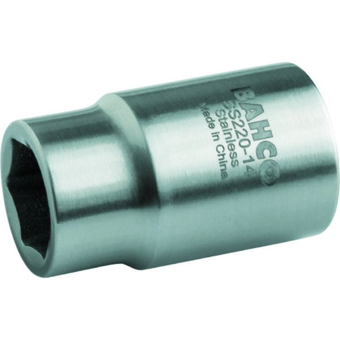 バーコ ステンレス製6角ソケット 差込角1/4インチ、サイズ10mm(Tcode:1443606)