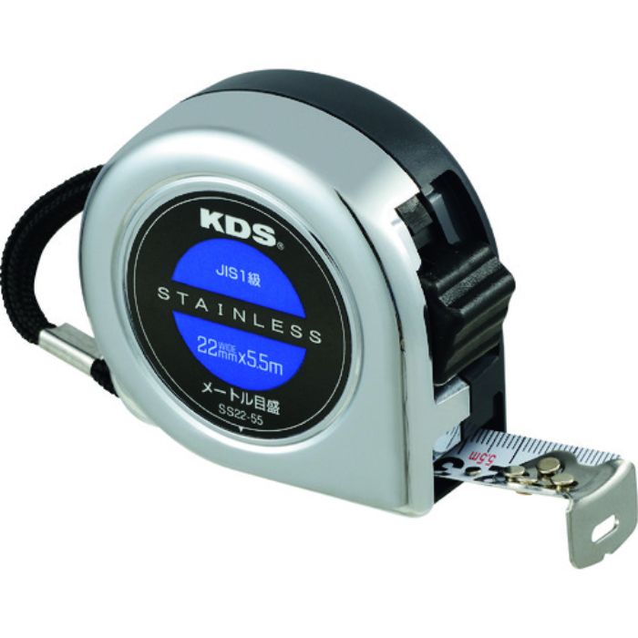 KDS コンベックス 両面ステンレスネオロック 22巾5.5m(Tcode:8511172)