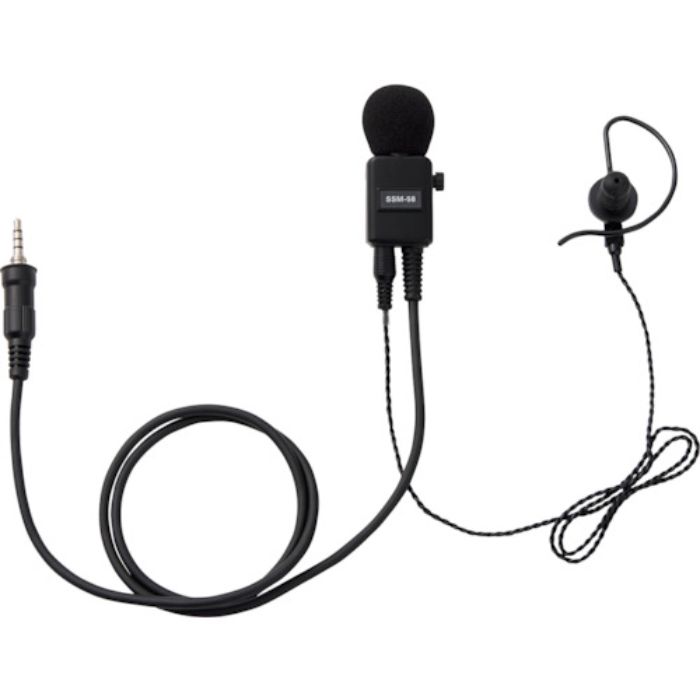 八重洲無線 ヘビーデューティータイピンマイク&イヤホン(耳かけ式カナル型)(Tcode:2592243)