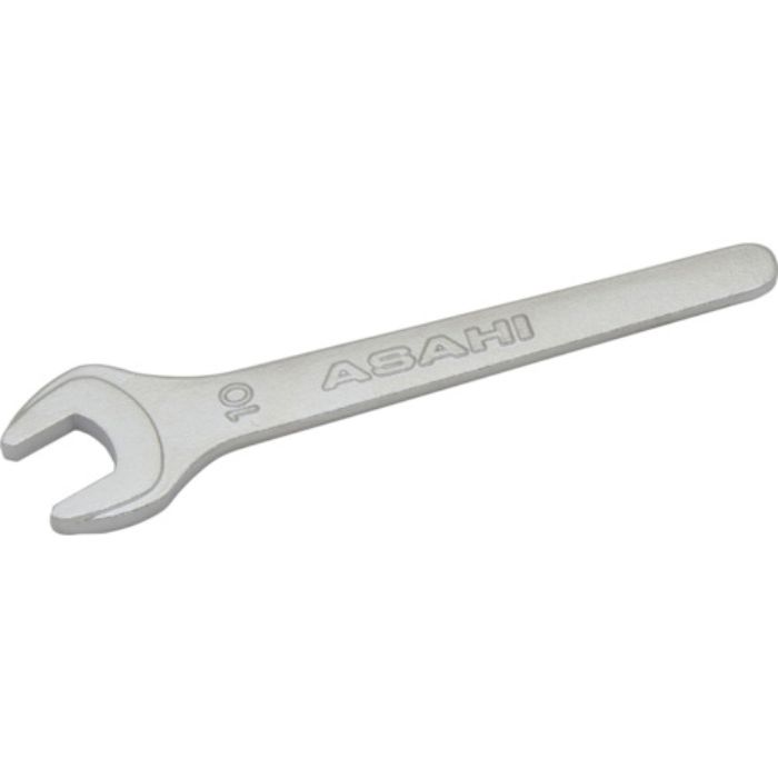 ASH 丸形片口スパナ強力タイプJISH(クロムメッキ)10mm(Tcode:3368953)