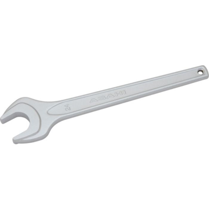 ASH 丸形片口スパナ強力タイプJISH(クロムメッキ)24mm(Tcode:3368958)