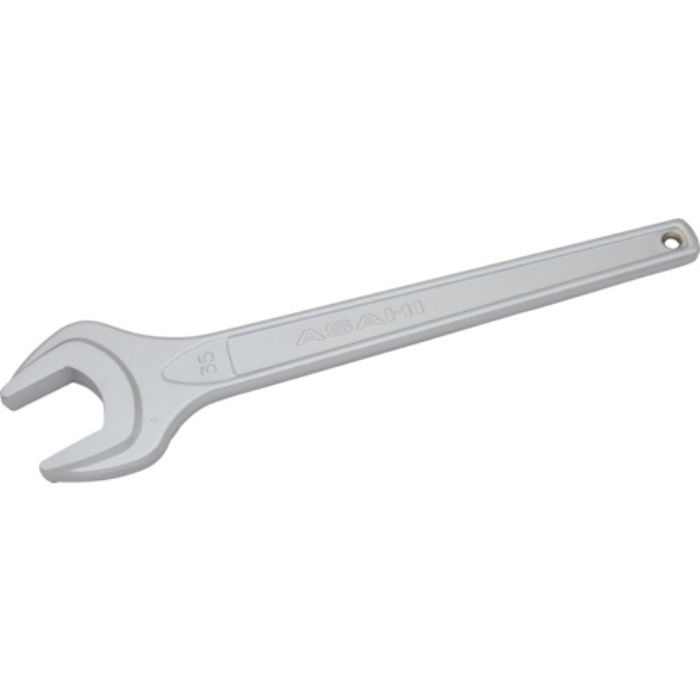 ASH 丸形片口スパナ強力タイプJISH(クロムメッキ)35mm(Tcode:3368954)