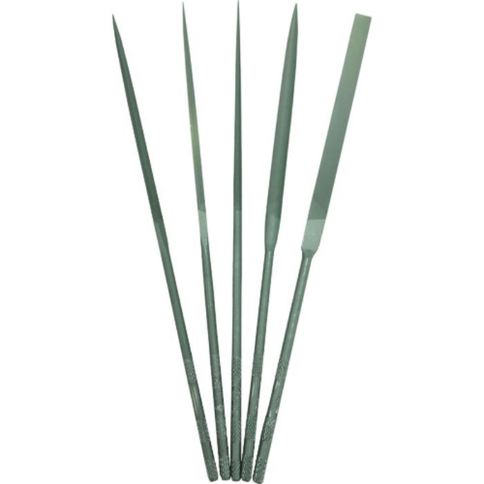 ツボサン 精密ヤスリ 5本組 セット #3(#6より荒い)(Tcode:8528779)