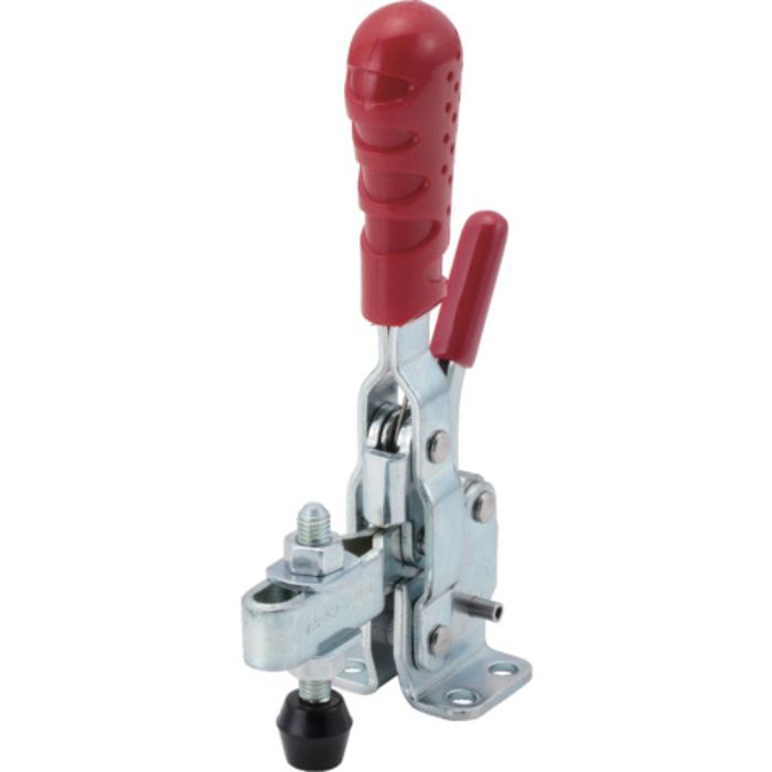 ST-SMITH 下方押え型トグルクランプ 立型トグルクランプ ロック機構付 垂直ハンドル フランジベース 締圧力1〜1.7kN 適合コンタクトボルト径M8(Tcode:1954440)