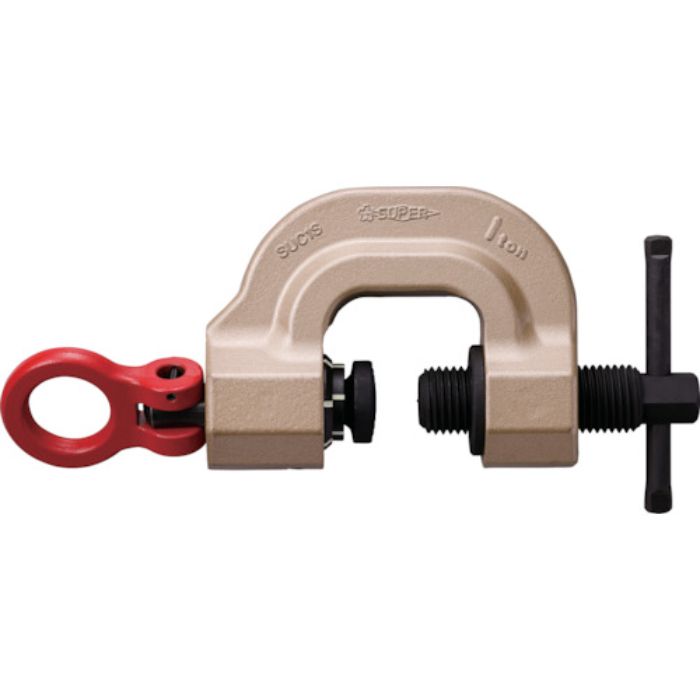 スーパー ねじ式クランプ スクリューカムクランプ 吊クランプ引張治具兼用型(スイベルタイプツイストカム式) 基本使用荷重1t(Tcode:4579723)