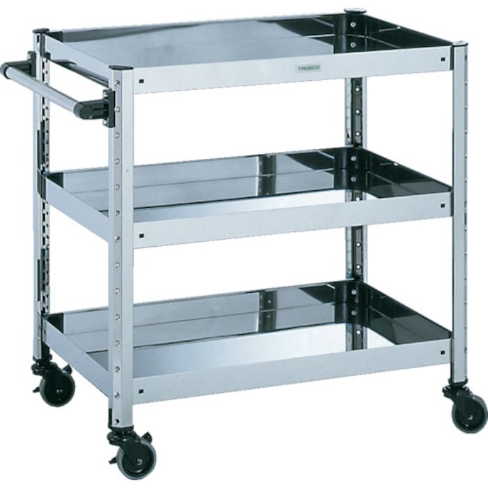 TRUSCO SUS430ステンレスワゴン W770XD520XH800(Tcode:5034582)
