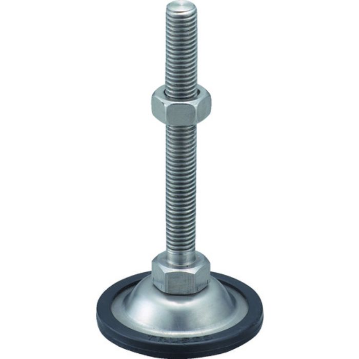 TRUSCO アジャスターボルト 600kgタイプ M12×100 ステンレス 台座部樹脂カバー付き(Tcode:2314304)