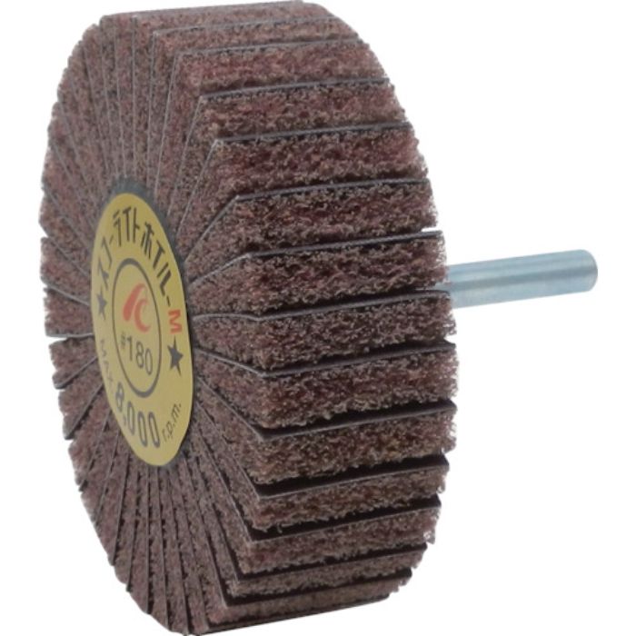 AC スコーライトホイルM 軸径6mm #180 外径80×幅25×軸長40(Tcode:3067572)