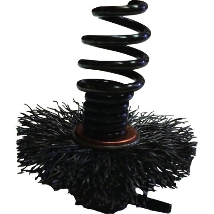 カンツール 排水管掃除機用交換先端ツール ワイヤー・ブラシ 径34mm(6-8mmワイヤー用)(Tcode:8092516)