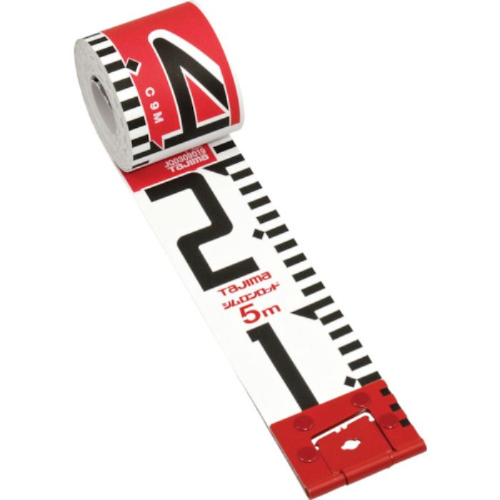 タジマ シムロンロッド 長さ5m 20cmアカシロ仕様 紙箱(Tcode:8134650)