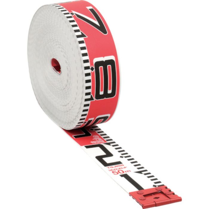 タジマ シムロンロッド 長さ50m 1mアカシロ仕様 紙箱(Tcode:8290121)