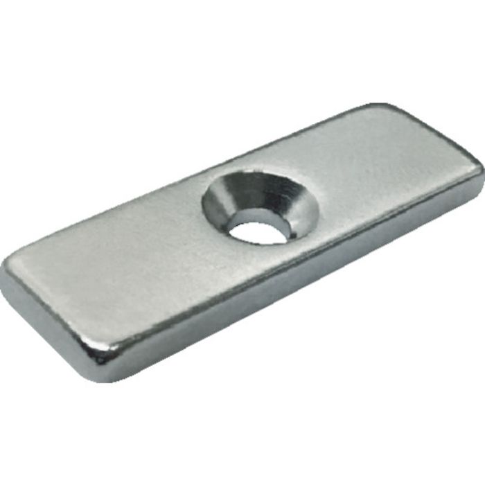 TRUSCO ネオジム角形 皿ねじ穴付 6MM×6MM×5MM M1.6 1個入(Tcode:2083412)