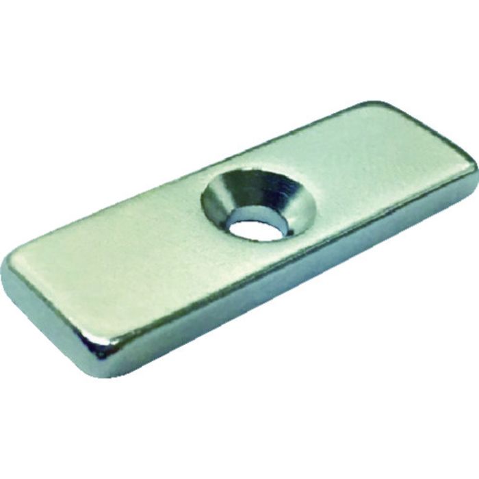 TRUSCO ネオジム角形 皿ねじ穴付 7MM×7MM×5MM M1.6 1個入(Tcode:2076194)