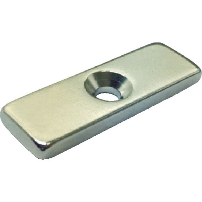 TRUSCO ネオジム角形磁石 皿ネジ穴付 10mmX10mmX4mm M3 1個入(Tcode:8364800)