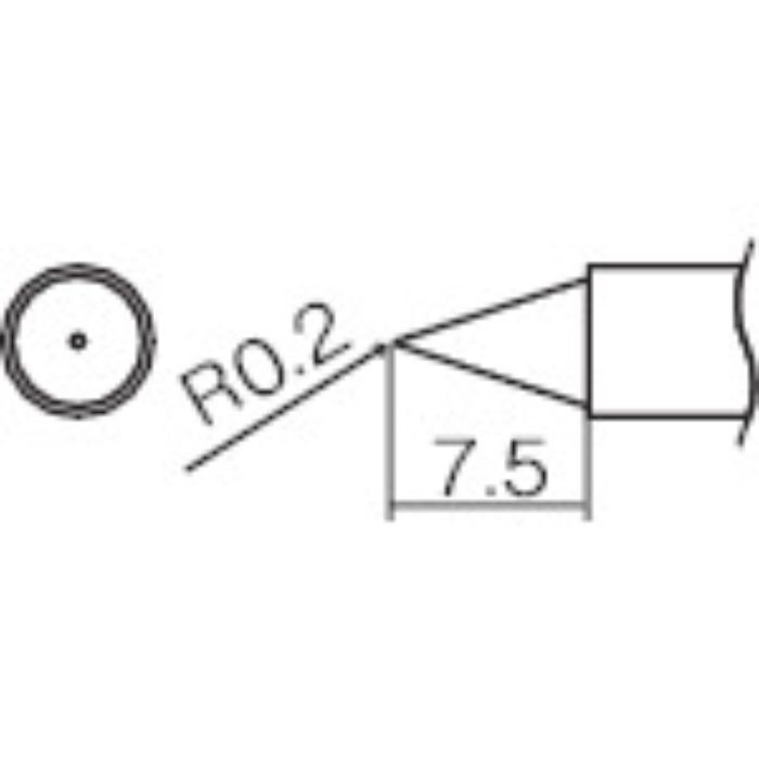 白光 こて先 B型(Tcode:2945681)