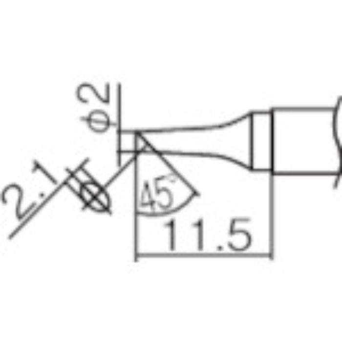 白光 こて先 2BC型(Tcode:2945771)