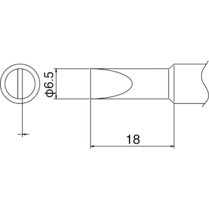 白光 こて先 6.5D型(Tcode:4096461)