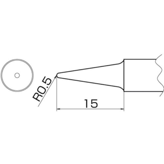 白光 こて先 2BL型(Tcode:4003985)