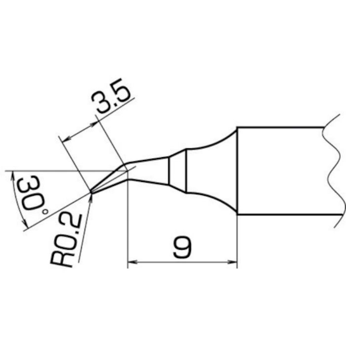 白光 こて先 0.2RSB型(Tcode:4004051)
