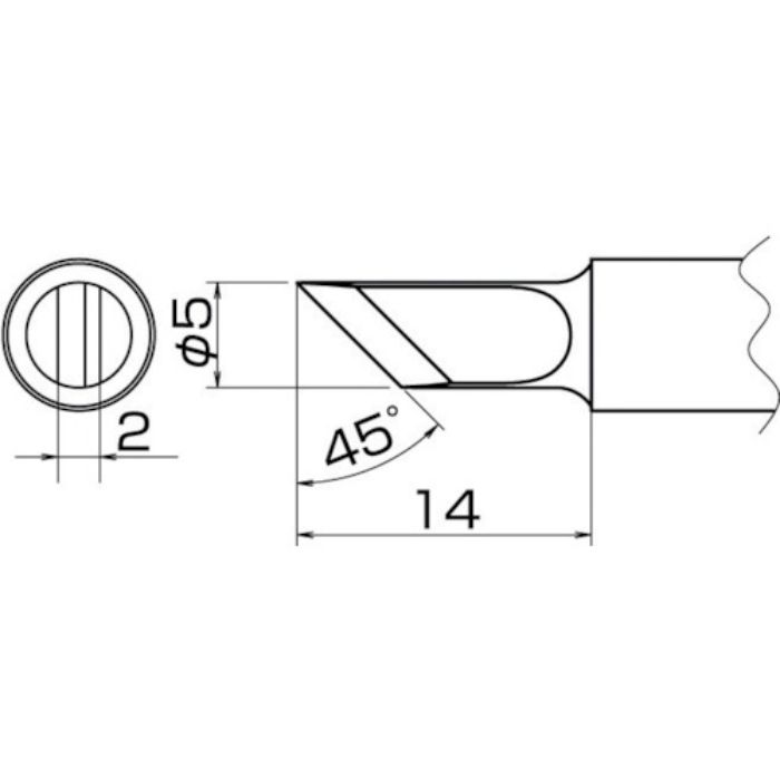 白光 こて先 K型(Tcode:4004060)