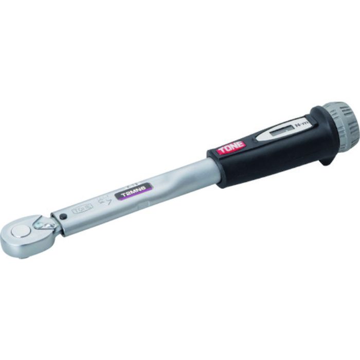 TONE プレセット形トルクレンチ(ダイレクトセットタイプ) トルク調整範囲3〜15N・m 最小目盛0.2N・m 差込角6.35mm(Tcode:1952592)