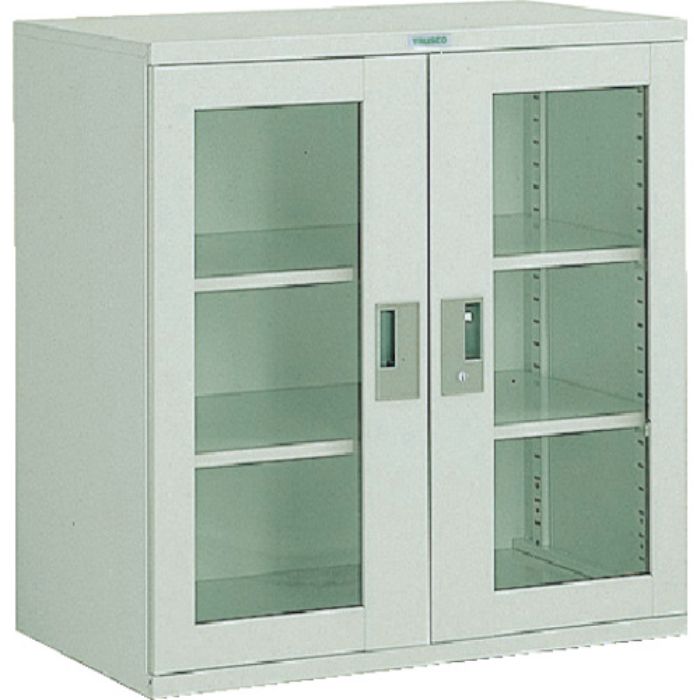 TRUSCO コンテナラックケース バンラックケース L型 両開き扉 844X490XH880(Tcode:5010284)