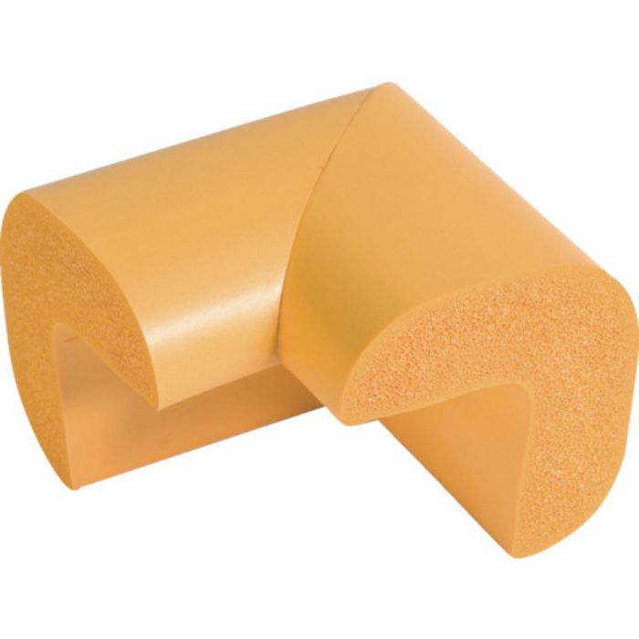 TRUSCO 安心クッション コーナー用 大 30個入り イエロー(Tcode:4157176)