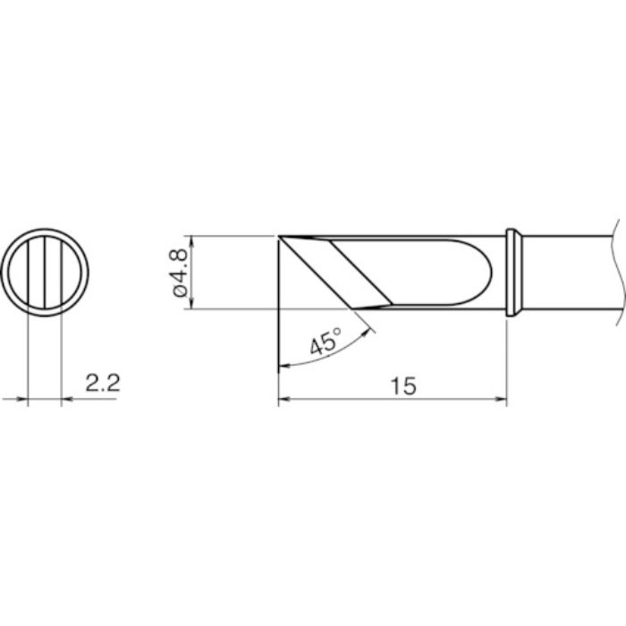 白光 こて先/KU型(Tcode:7517289)