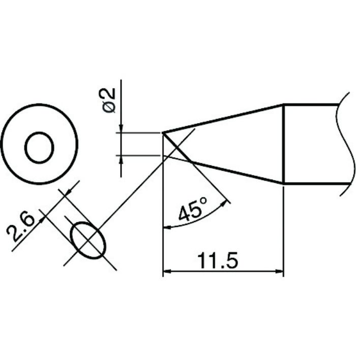 白光 こて先/SSBC2型(Tcode:1518739)